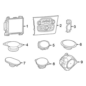 Chrysler OE - Instrument Panel - Sound System