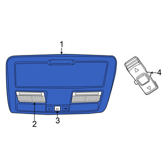 Chrysler OE - Upper Overhead Console
