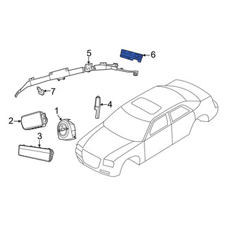 Chrysler OE - Left Curtain Air Bag Bracket
