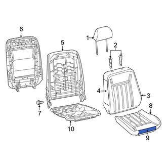 Chrysler OE - Front Right Seat Cushion Foam