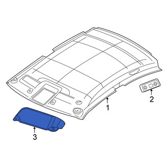 Chrysler OE - Left Sun Visor
