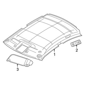 Chrysler OE - Roof - Interior Trim (W/O Sunroof)