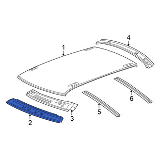 Chrysler OE - Front Inner Roof Header Panel