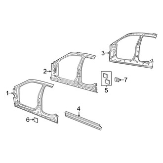 Chrysler OE - Pillars, Rocker & Floor - Aperture Panel