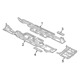 Chrysler OE - Pillars, Rocker & Floor - Splash Shields