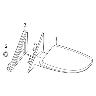 Chrysler OE - Front Door - Outside Mirrors