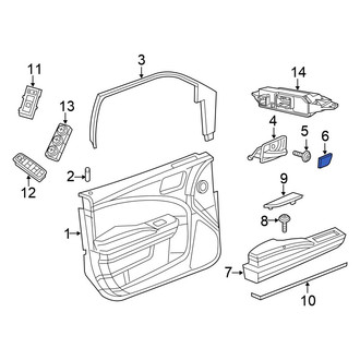 Chrysler OE - Right Interior Door Handle Screw Cap