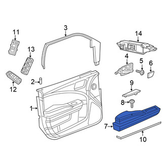 Chrysler OE - Front Right Door Armrest