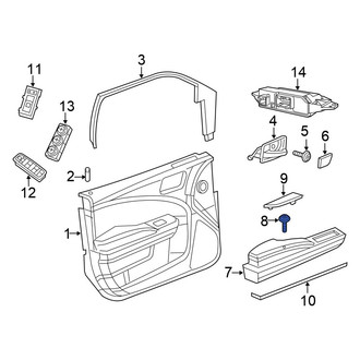 Chrysler OE - Door Armrest Screw