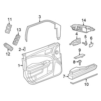 Chrysler OE - Front Door - Interior Trim
