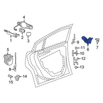 Chrysler OE - Left Door Latch Bracket
