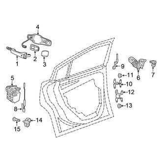 Chrysler OE - Rear Door - Lock & Hardware