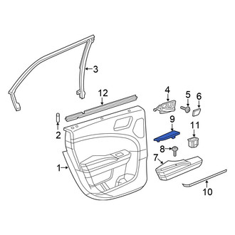 Chrysler OE - Rear Right Door Panel Insert
