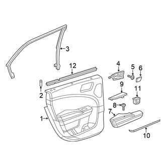 Chrysler OE - Rear Door - Interior Trim