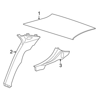 Chrysler OE - Quarter Panel - Interior Trim