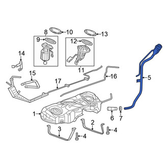 Chrysler OE - Fuel Filler Hose