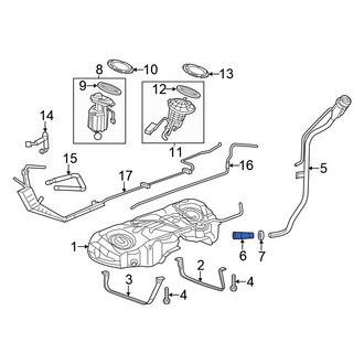 Chrysler OE - Fuel Filler Hose