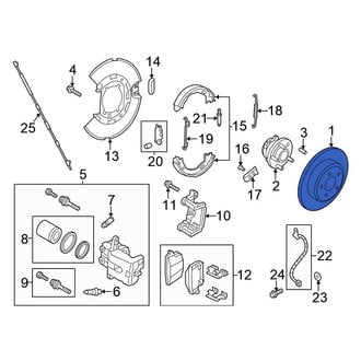 Chrysler OE - Rear Disc Brake Rotor