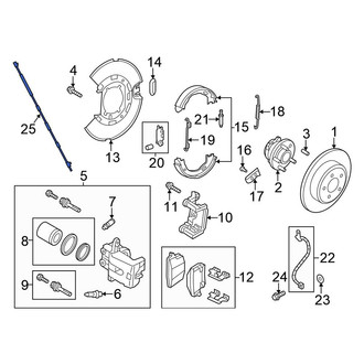 Chrysler OE - Rear Left ABS Wheel Speed Sensor