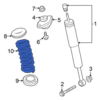 Chrysler OE - Rear Coil Spring