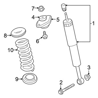 Chrysler OE - Rear Suspension - Shocks & Components