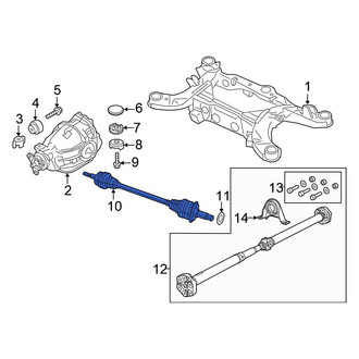 Chrysler OE - Rear CV Axle Assembly