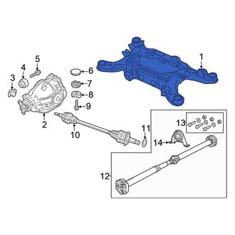 Chrysler OE - Rear Suspension Subframe Crossmember