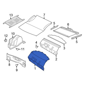 Chrysler OE - Rear Lower Package Tray Trim