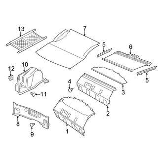 Chrysler OE - Rear Body & Floor - Interior Trim