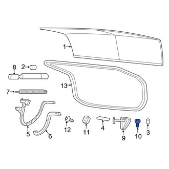 Chrysler OE - Deck Lid Latch Bolt