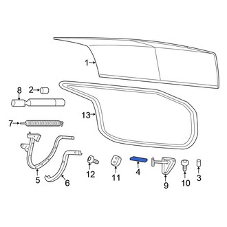 Chrysler OE - Deck Lid Stop Buffer