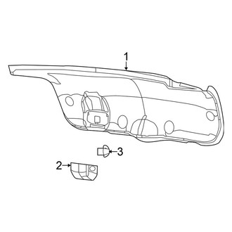 Chrysler OE - Trunk Lid - Interior Trim
