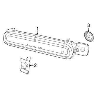 Chrysler OE - Rear Lamps - High Mounted Stop Lamp