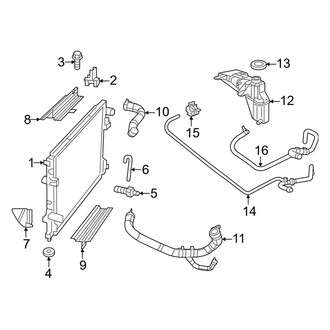 Chrysler OE - Cooling - Radiator & Components
