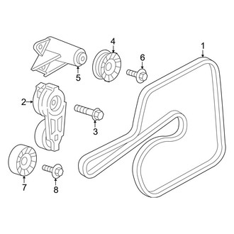 Chrysler OE - Cooling - Belts & Pulleys