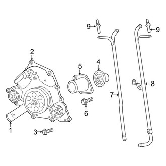 Chrysler OE - Cooling - Water Pump