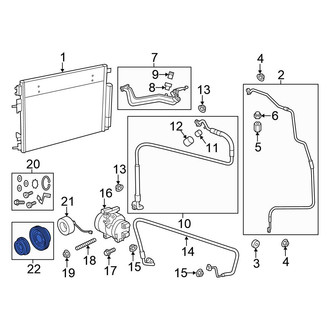 Chrysler OE - A/C Compressor Clutch Pulley
