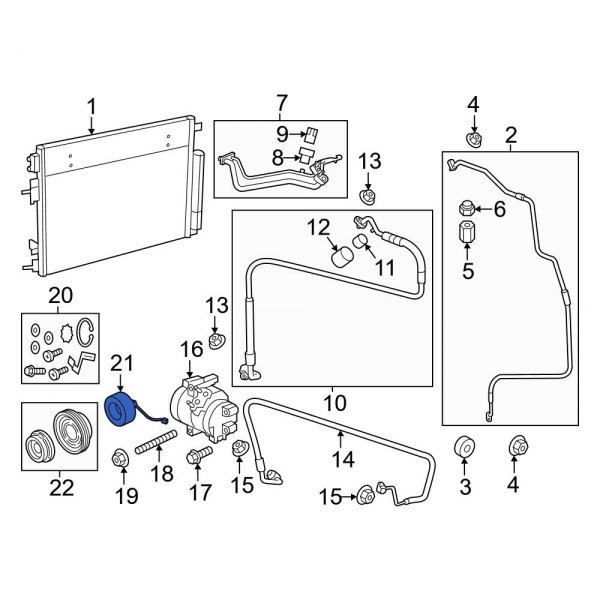 A/C Compressor Clutch Coil