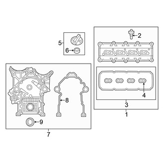 Chrysler OE - Engine - Valve & Timing Covers (6.4L)