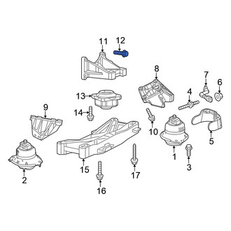 Chrysler OE - Automatic Transmission Mount Bolt
