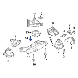 Chrysler OE - Automatic Transmission Mount Bolt