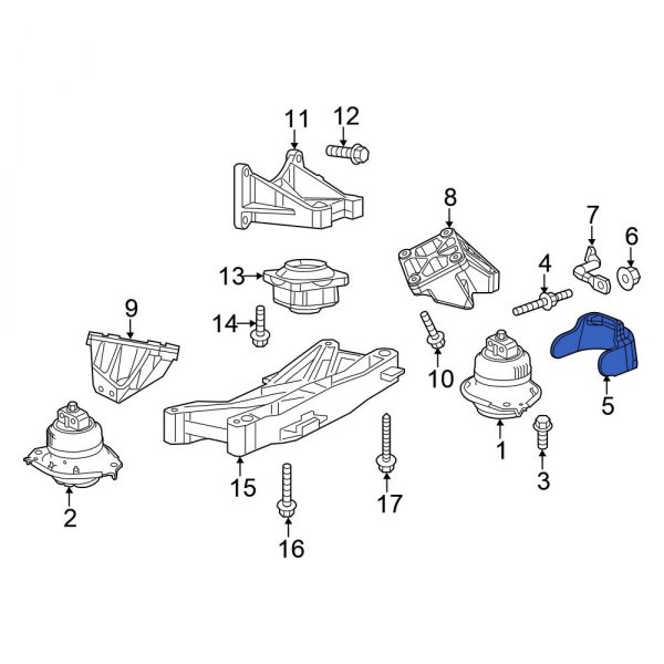 Engine Mount Heat Shield