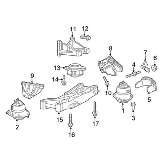 Chrysler OE - Engine & Transmission Mounting (6.4L)