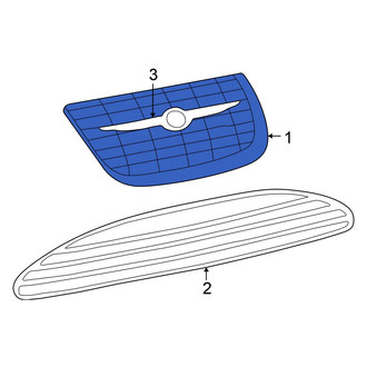 Chrysler OE - Front Upper Grille