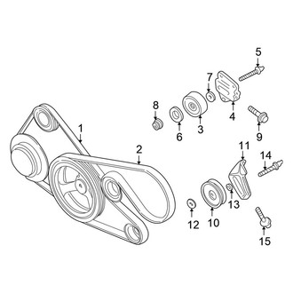 Chrysler OE - Cooling - Belts & Pulleys