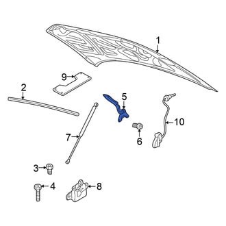Chrysler OE - Front Left Hood Hinge