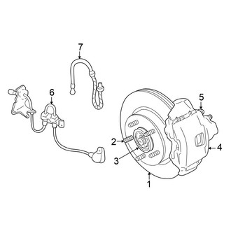 Chrysler OE - Front Suspension - Brake Components