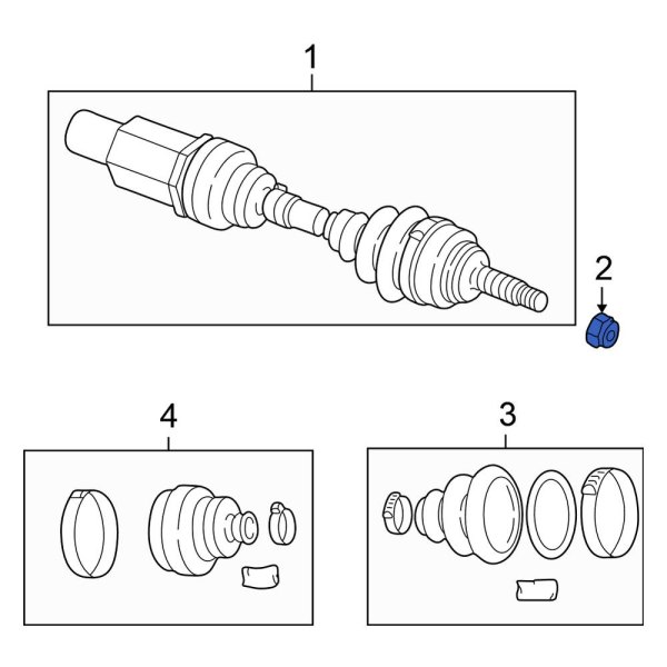 CV Joint Nut