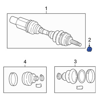 Chrysler OE - CV Joint Nut