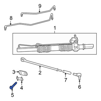 Chrysler OE - Steering Tie Rod Bolt